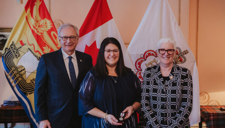 Paul Doucet recieving Queens Jubliee